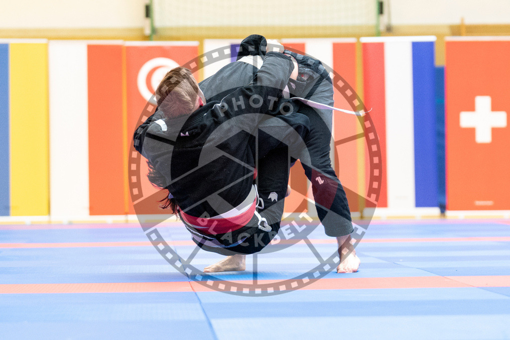 20231118PBB10887 | Fighters compete during the AJP Tour 600 Frankfurt Championship in Frankfurt/Main, Germany, on November 18, 2023.