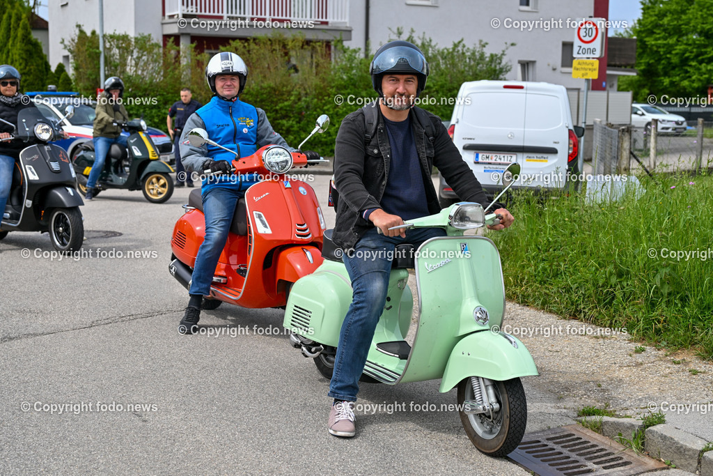 Lets Vespa togehter_ Neuhofen_ 05.05.2024-80 | 05.05.2024, Neuhofen, Kremsmuenster, AUT, Lets Vespa togehter 2024, Vespatreffen, im Bild Teilnehmer Vespatreffen, Motorsport Stadler