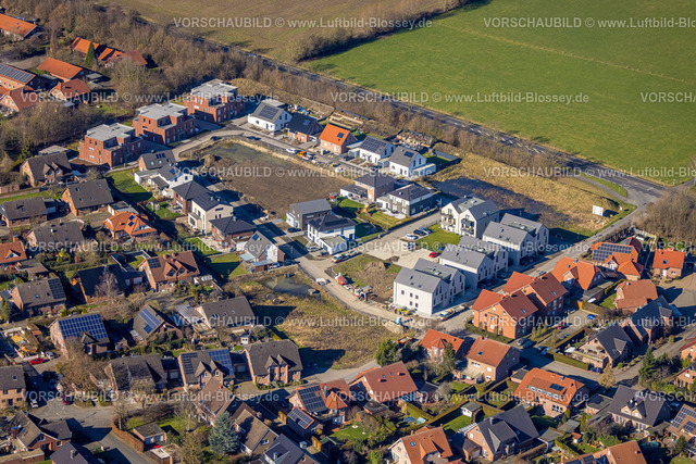 Nordkirchen230206222 | Luftbild, Baustelle Neubau Wohngebiet Lenhausenweg, Nordkirchen, Münsterland, Nordrhein-Westfalen, Deutschland