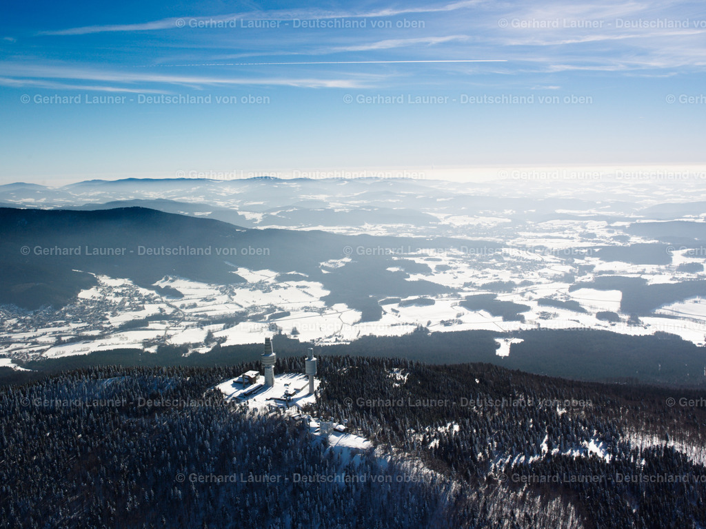26B0190 | Nato-Türme am Hohenbogen, Bayerischer Wald, ehemalige Abhöranlage der Nato