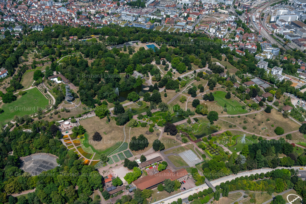 4034740 | STUTTGART 22.07.2020 Parkanlage Höhenpark Killesberg in Stuttgart im Bundesland Baden-Württemberg, Deutschland. // Park of Hoehenpark Killesberg in Stuttgart in the state Baden-Wuerttemberg, Germany. Foto: Gerhard Launer