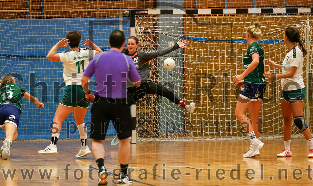 2023-09-16_043_TSV_Vaterstetten_gegen_SV_Muenchen_Laim | Baldham, Deutschland, 16.09.2023:
Handball, Bayernliga Frauen Staffel Süd 2023 / 2024, 1. Spieltag, TSV Vaterstetten gegen SV München Laim, Endergebnis: 23:34

Ronja Flemming (SV München Laim, #13), Anna-Lena Vogel (TSV Vaterstetten, #11), Torfrau Theresa Schwarz (TSV Vaterstetten, #22), Sophie Heringer (SV München Laim, #7), Katrin Eisch (TSV Vaterstetten, #33)

Foto: Christian Riedel / fotografie-riedel.net