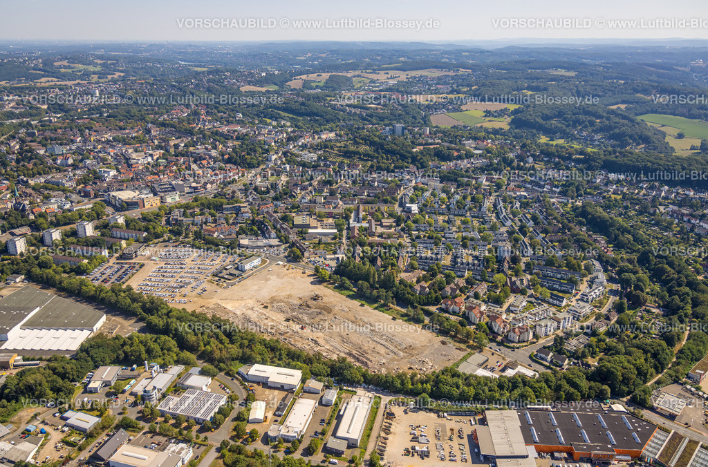Hattingen220807659 | Luftbild, Gewerbegebiet Nierenhofer Straße, ehemaliges O&amp;K Gelände, Polizeiwache Hattingen, Rosenthal, Hattingen, Ruhrgebiet, Nordrhein-Westfalen, Deutschland