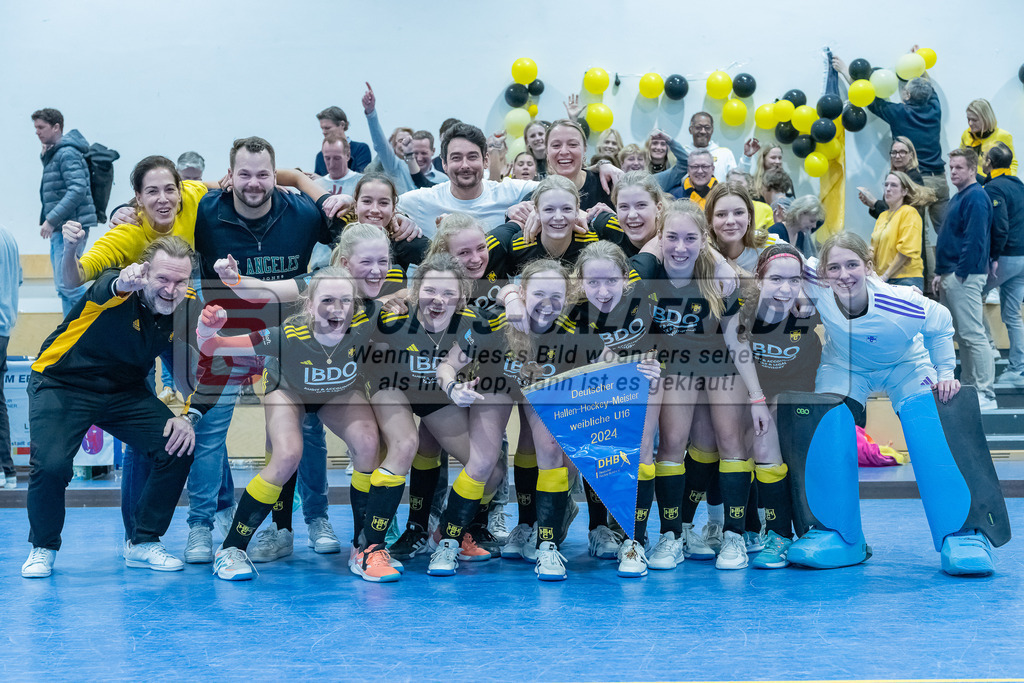 HK_20240303_109477 | Finale und Ehrungen Deutsche Meisterschaft WU16 am 3.3.2024 Hallo DHC, Düsseldorf ,