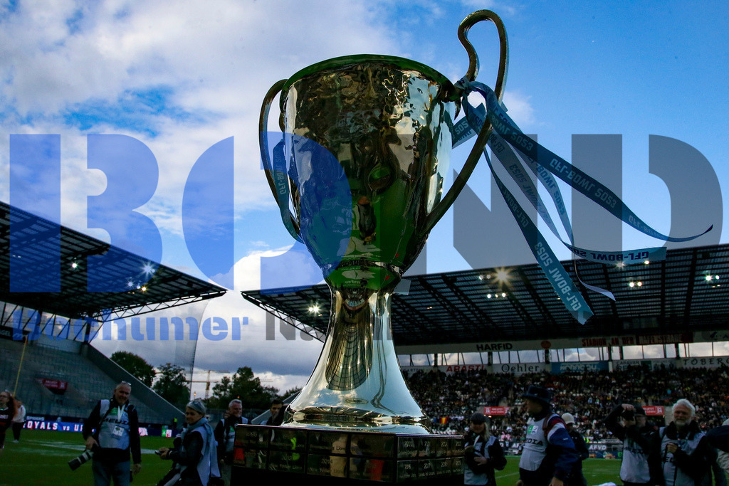  14.10.2023 - 
 | Sebastian Sendlak / Bochumer Nachrichtendienst (BOND) - GFL-Bowl 2023: Schwaebisch Hall Unicorns vs. Potsdam Royals - Realisiert mit Pictrs.com