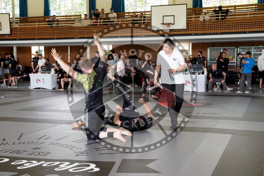 20240608PBB02991 | Fighters compete during the ILLCS VII summer edition luta livre competition in Hannover, Germany, on June 8, 2024.