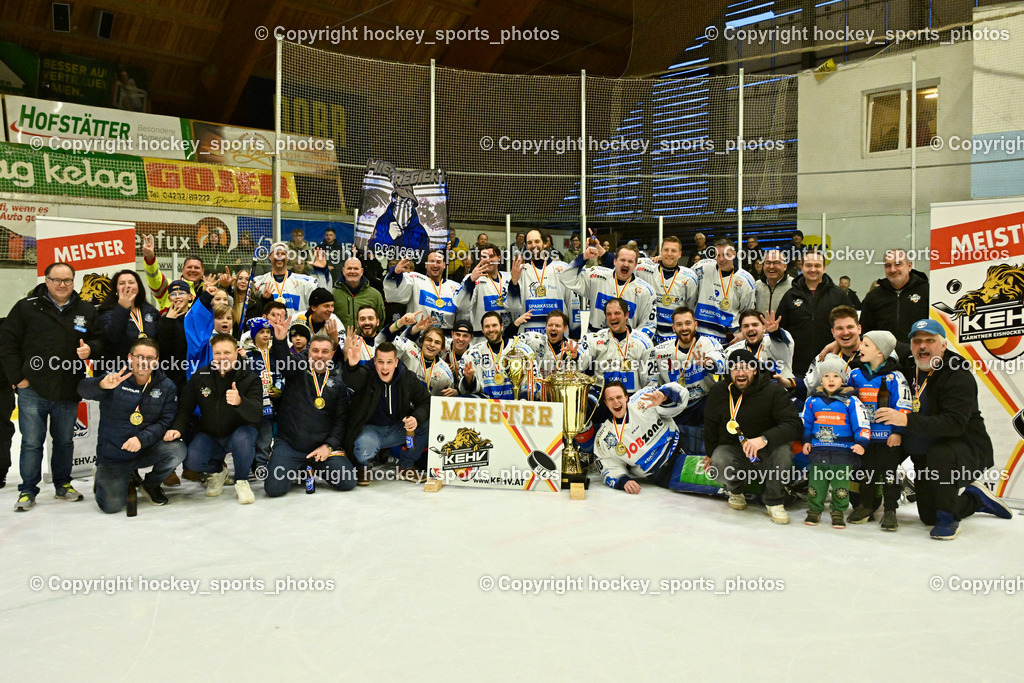 ESC Sparkasse Steindorf Meister 2025/26 | Meisterfoto ESC Steindorf 2025/26, ESC Sparkasse Steindorf Meister 2025/26, ESC Sparkasse Steindorf Meister 2025/26 am 08.03.2026 in Althofen (Stadthalle Althofen), Austria, (Photo by Bernd Stefan)