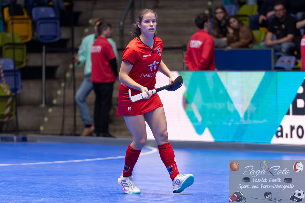 Volvo E.R.B. Final 4 Finale Frauen: Berliner HC - Mannheimer HC, 26.01.2025 | Linnea Weidemann (Berliner HC #10), Freisteller, Portrait, Porträt, Berliner HC - Mannheimer HC, Frankfurt, Süwag Arena, 26.1.2025 - Realisiert mit Pictrs.com