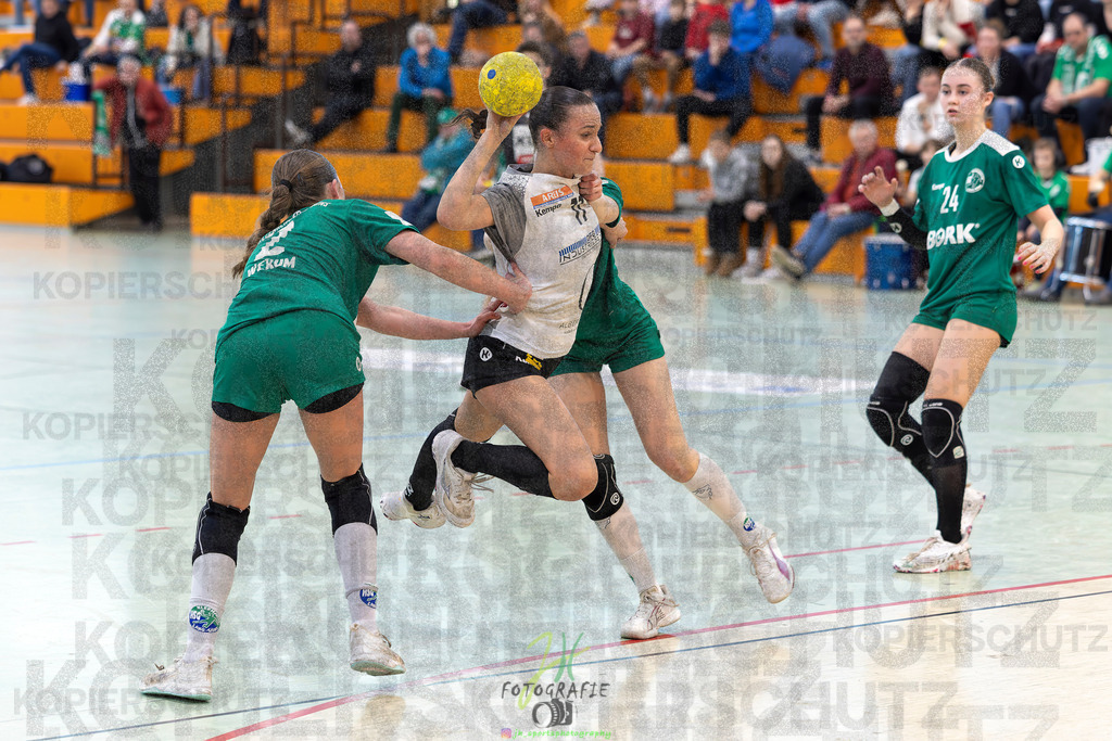 Jugendbundesliga wJA, Pokalrunde, HSG Kleenheim/Langgöns - Frisch Auf Göppingen | Jugendbundesliga wJA, Pokalrunde, HSG Kleenheim/Langgöns - Frisch Auf Göppingen am 28.02.2026 in Oberkleen (Weidig-Halle)Photo © 2026 - Jörg Heinrich - Realisiert mit Pictrs.com