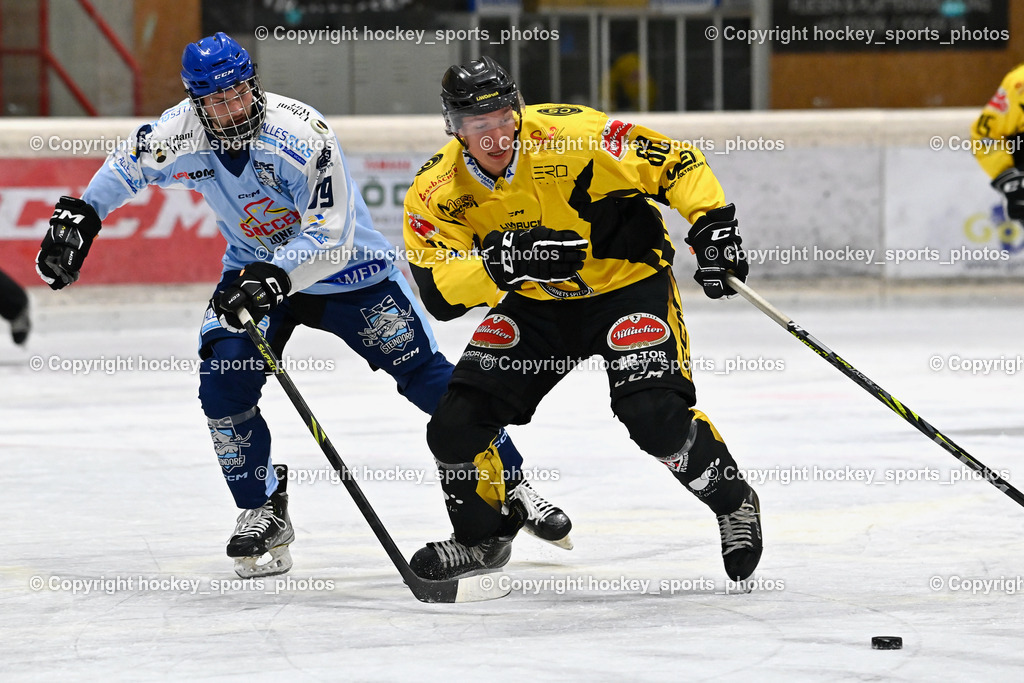 EC Spittal Hornets vs. ESC Steindorf 28.10.2023 | #69 Kreuzer Philipp, #88 Zauchner Daniel