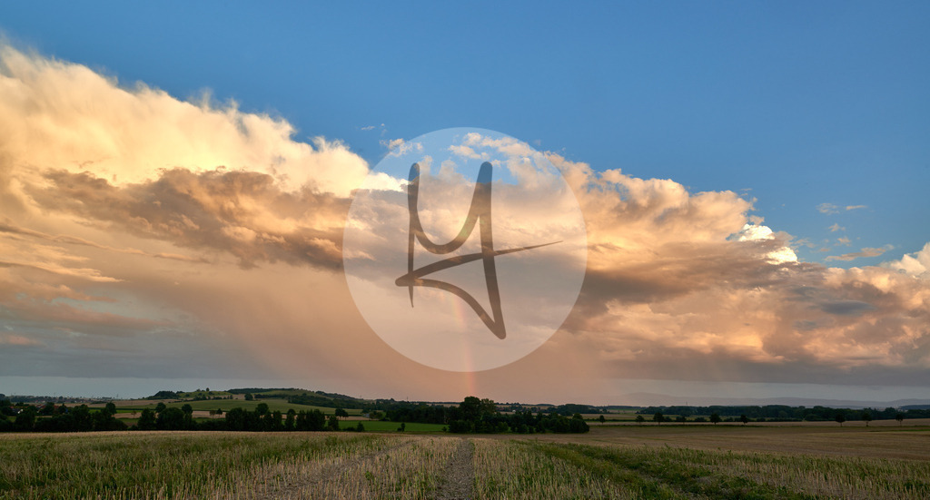 Sonnenuntergang am Standrand von Wolfenbüttel | Meurer Shop - Realisiert mit Pictrs.com