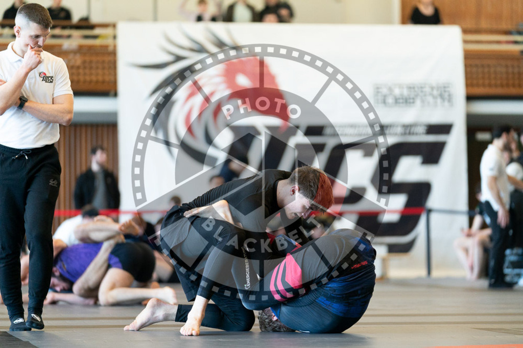 20250329PBB2204 | Fighters compete during the International Luta Livre (ILLCS) Germany IX Spring 2025 Competition spring on March 29, 2025 in Hannover, Germany.© Chiara Dazi
