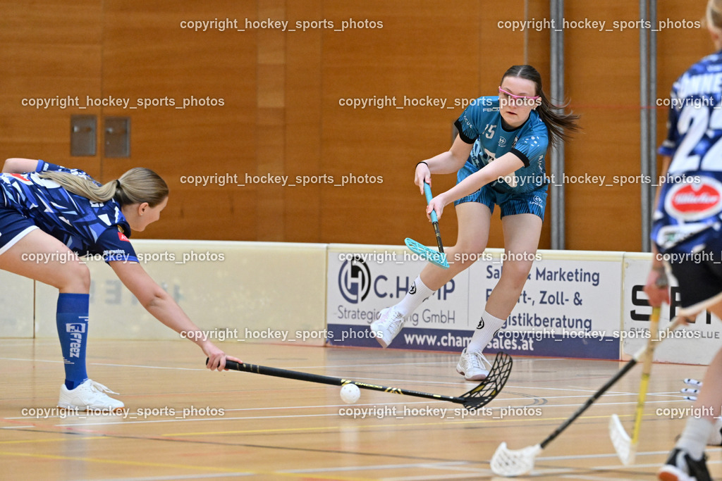 VSV Unihockey Damen vs. FCB München | #15 Carla Ford FCB München, VSV Unihockey Damen vs. FCB München, VSV Unihockey Damen vs. FCB München am 24.01.2026 in Villach (Ballspielhalle St. Martin), Austria, (Photo by Bernd Stefan)