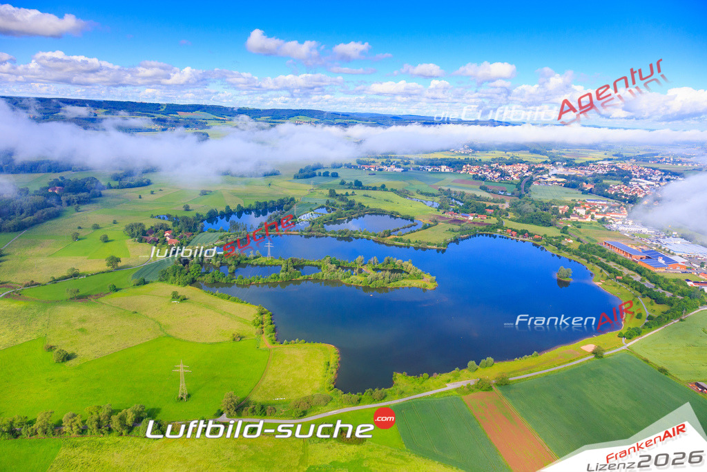 Luftbild von Oberauhof Kulmbach - Luftaufnahme wurde 2016 von https://frankenair.de mittels Flugzeug (keine Drohne) erstellt - die Geschenkidee