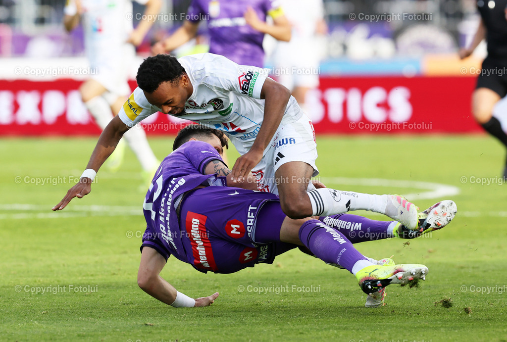 A_LUI_18052025_21 | SPORT,FUSSBALL ADMIRAL BUNDESLIGA 18.052025 IM BILD:THIERNO BALLO (WAC) UND ALEKSANDAR DRAGOVIC (AUSTRIAWIEN) FOTO:FOTOLUI/MW