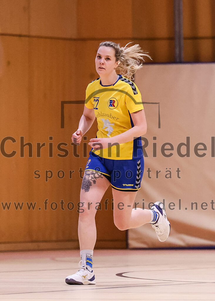 2025-02-15_026_SpVgg_Altenerding_gegen_MTV_Pfaffenhofen | Erding, Deutschland, 15.02.2025:Handball, Bezirksoberliga Frauen Altbayern 2024 / 2024, 14. Spieltag, SpVgg Altenerding gegen MTV Pfaffenhofen, Endergebnis: 27:23Daniela Reiher (MTV Pfaffenhofen, #22)Foto: Christian Riedel / fotografie-riedel.net