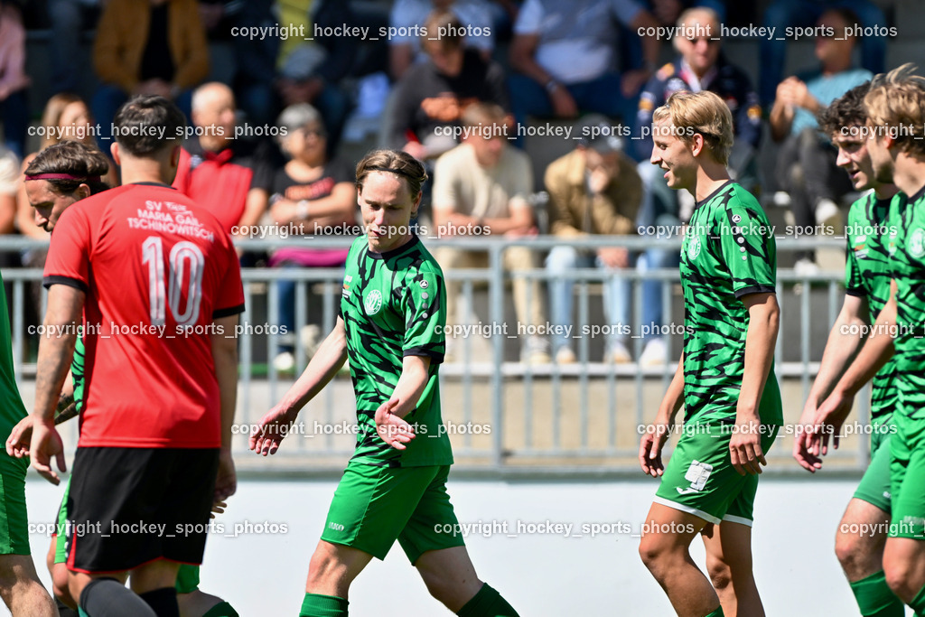 SC Landskron vs. SV Falle Maria Gail | #3 Lukas Aschaber SC Landskron, #10 Jonas Steinwender SC Landskron, SC Landskron vs. SV Falle Maria Gail, SC Landskron vs. SV Falle Maria Gail am 17.05.2026 in Villach (Sportanlage Landskron), Austria, (Photo by Bernd Stefan)