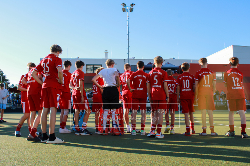 MU14 FINALE Westdeutsche Meisterschaft  Rot-Weiß Köln - HTC Uhlenhorst Mülheim 24.09.23 Düsseldorf-263 | lanaschraderfotografie - Realisiert mit Pictrs.com
