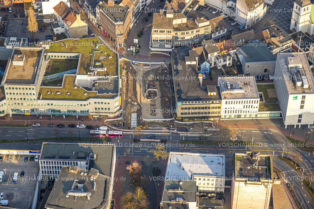Hamm241200838 | Luftbild, Baustelle Westentor am City-Center, Bundesstraße 63 Westring, Mitte, Hamm, Ruhrgebiet, Nordrhein-Westfalen, Deutschland