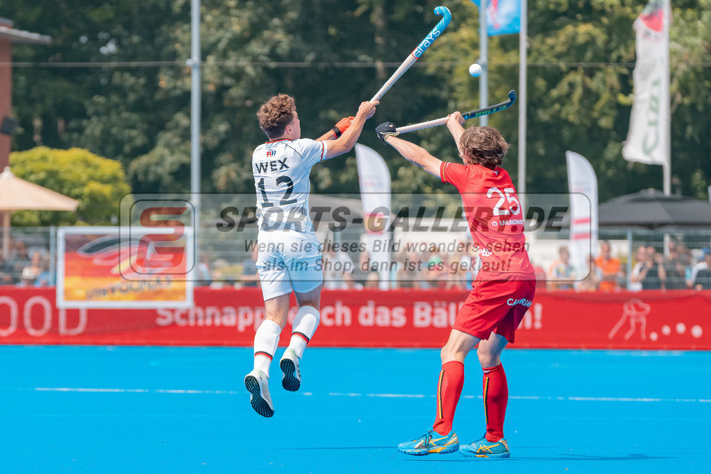 HK_20230716_102869 | Euro Hockey MU18 Boys Finale Belgium vs Germany Championship Girls &amp; Boys am 16.7.2023 CHTC , Krefeld ,