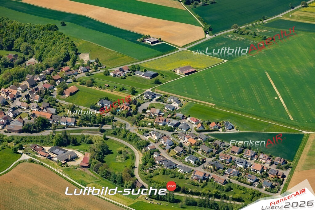 Luftbild Vs Google Maps  Neunstetten  Krautheim -Das Luftbild wurde 2025 vom UL-Flugzeug heraus erstellt ( keine Drohne ) - Hochauflösende Luftaufnahme -Nicht vergleichbar mit Google Maps oder Satelittenbilder- Die Geschenkidee !Mit Lizenz und Bildrechte bestellbar