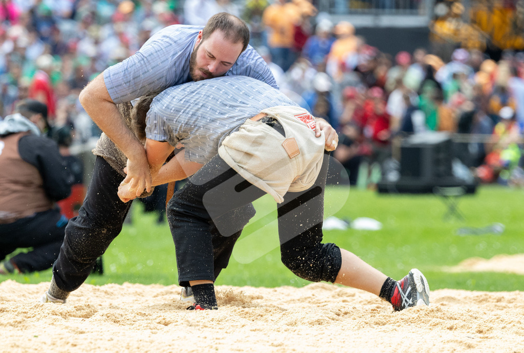 ESAF2025_03Gang_4970 | Die Schwinger des Schwyzer Kantonalen Schwingerverbandes: Fotos, die Dynamik und Leidenschaft festhalten, sowie emotionale Momente aus dem traditionellen Schwingsport zeigen. - Realisiert mit Pictrs.com