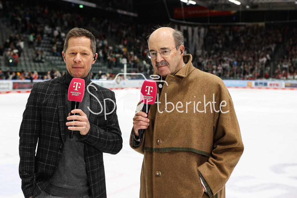 Augsburger Panther - Nürnberg ICE Tigers | Sascha BANDERMANN und Fritz von Thurn und Taxis analysieren das Retro Derby zwischen Augsburg und Nuernberg nach der Partie / DEL Retro Spiel / Magentasport / Magenta Sport