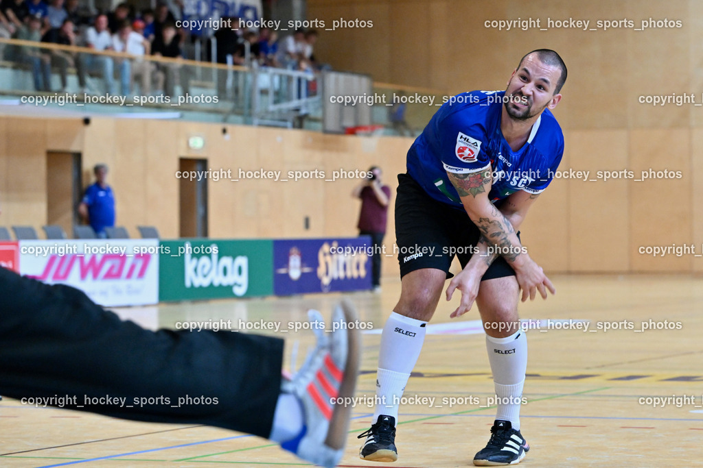 SC Ferlach vs. UHC Hollabrunn | #81 MILICEVIC Adrian SC Ferlach, SC Ferlach vs. UHC Hollabrunn, SC Ferlach vs. UHC Hollabrunn am 20.09.2025 in Ferlach (Ballspielhalle Ferlach), Austria, (Photo by Bernd Stefan)