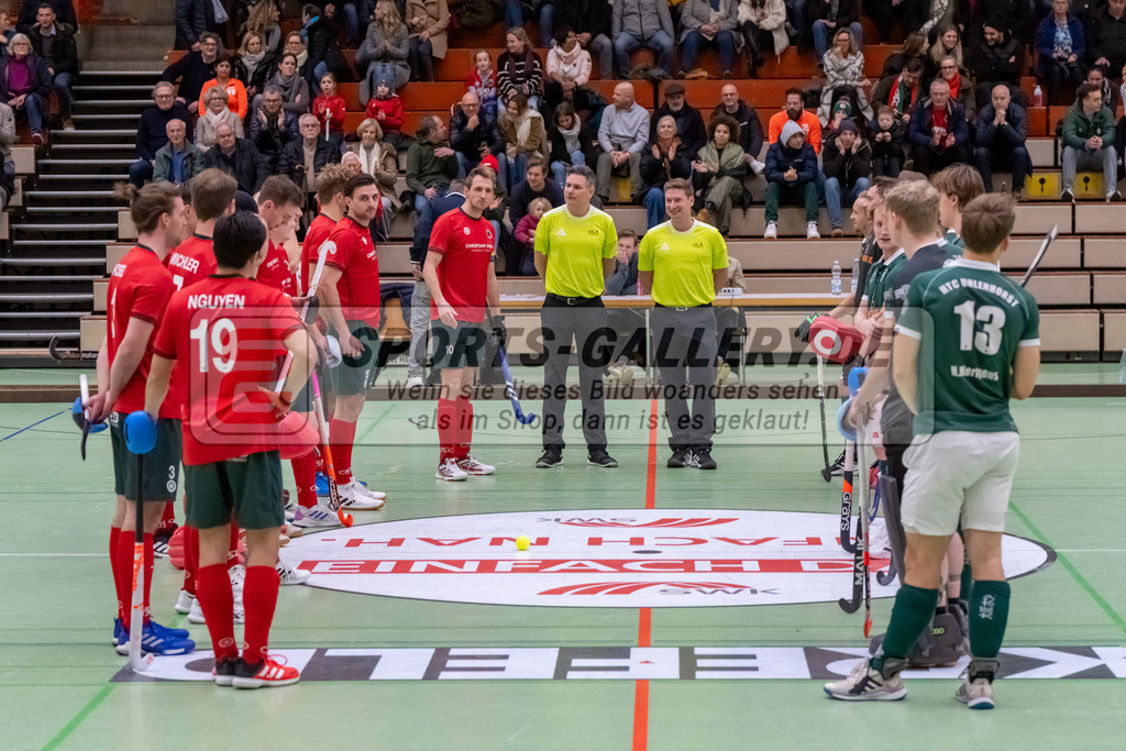 HK_20250110_101174 | 1. Bundesliga Halle Herren Crefelder HTC - Uhlenhorst Mülheim am 10.1.2025 Glockenspitz Halle Krefeld, Krefeld ,
