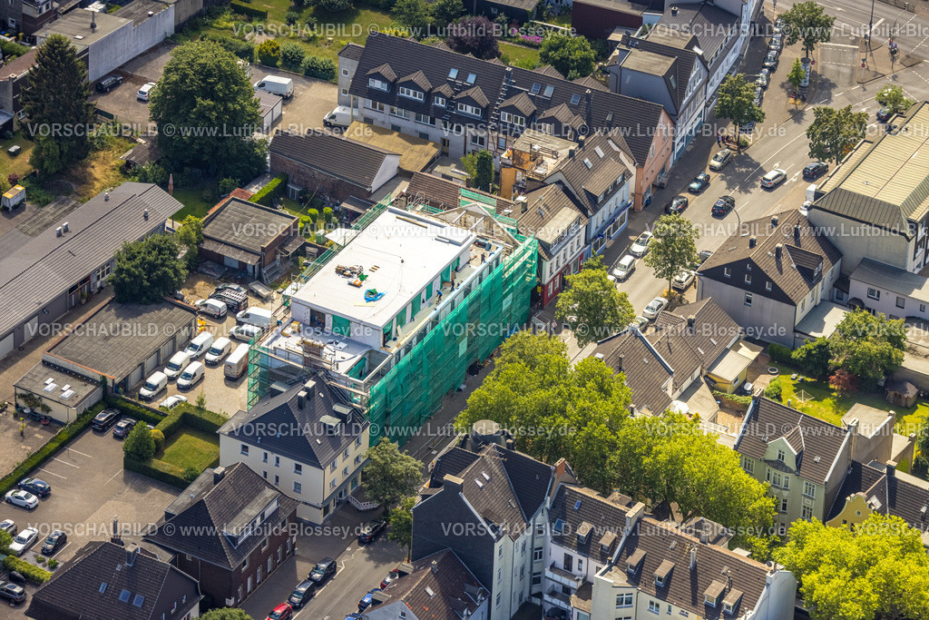 Dortmund220704716 | Luftbild, Alte Polizeiwache Baustelle mit Neubau Wohnhaus, Alte Benninghofer Straße, Hörde, Dortmund, Ruhrgebiet, Nordrhein-Westfalen, Deutschland