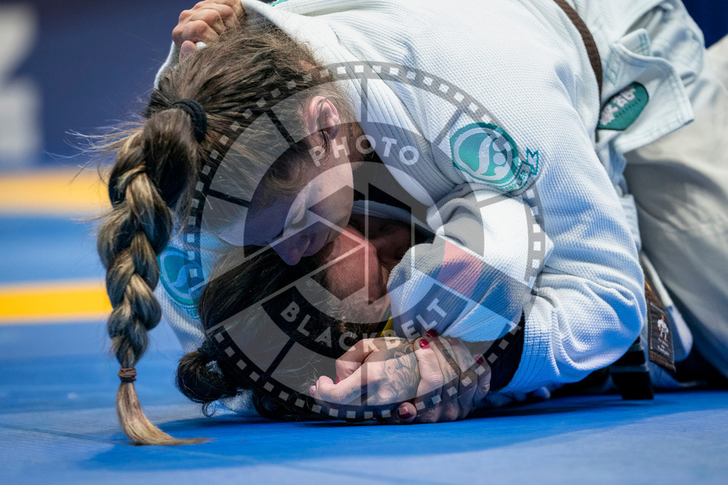20240126PBB2001 | Fighters compete during the Brazilian Jiu-Jitsu European Championship of the IBJJF in Paris, France, on January 26, 2024.