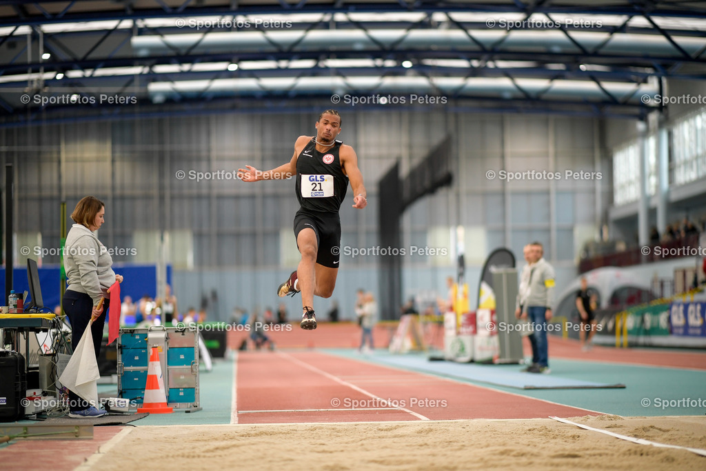 250208_xkaix_DM Mehrkampf_11 | 08.02.2025, xkaix, Leichtathletik 20. Deutsche Meisterschaften, Mehrkampf Halle v.l. Fred Isaac Fleurisson (Eintracht Frankfurt e.V.) - Realisiert mit Pictrs.com