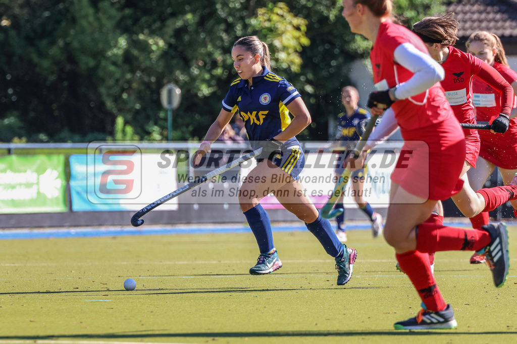 MJ_2022-10-09_Damen_DSD-Braunschweig-41 | Lourdes Estigarria Campos (Eintracht Braunschweig #25), DSD Düsseldorf - Eintracht Braunschweig am 9.10.2022 in der Hockeyanlage DSD, Düsseldorf