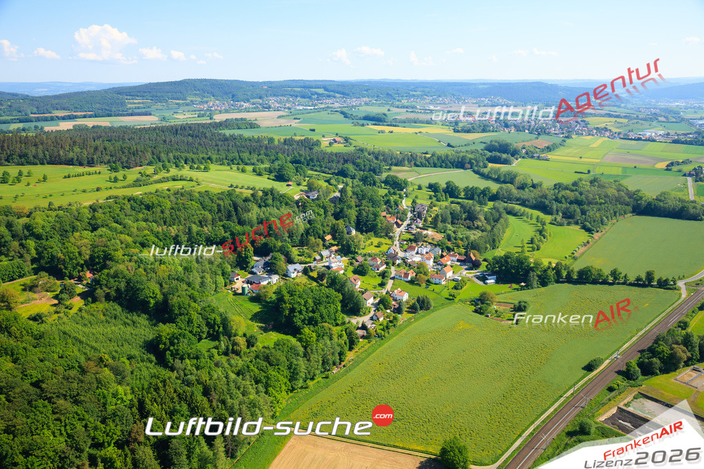 Die Luftaufnahme Nagel - Küps wurde vom UL-Flugzeug (keine Drohne) aus fotografiert.Hohe Druck- Auflösung-die Geschenkidee!