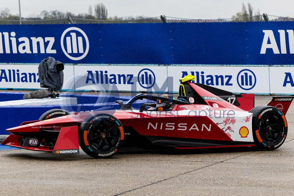 GEPA-20230423-101-147-0054 | BERLIN,GERMANY,23.APR.23 - MOTORSPORTS, FORMEL E - E-Prix of Berlin, Berliner Tempelhof Airport Circuit, qualifying. Image shows Norman Nato (FRA / Nissan). 
Photo: GEPA pictures/ Matthias Trinkl