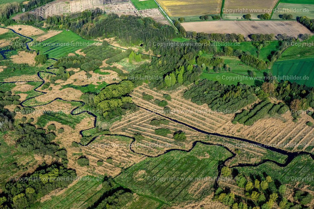 Horneburg_Auetal_ELS_4825010523 | BLIEDERSDORF 01.05.2023 Uferbereiche am Flußverlauf " Aue " in Bliedersdorf im Bundesland Niedersachsen, Deutschland. // Riparian zones on the course of the river " Aue " in Bliedersdorf in the state Lower Saxony, Germany. Foto: Martin Elsen