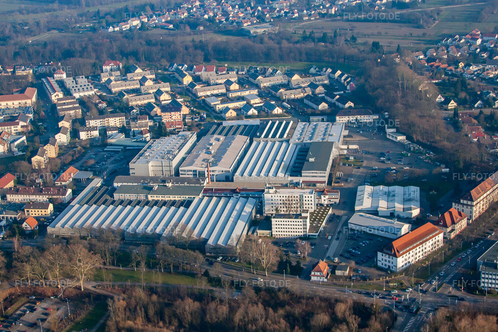 Luftbild: Getinge Academy in Rastatt im Bundesland Baden-Württemberg in Deutschland. Foto: IMG_61994.jpg vom 31.01.2014 durch Werner Riehm/FLY-FOTO.de