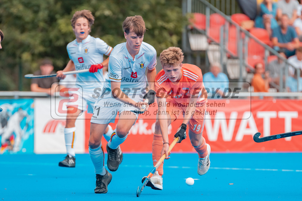 HK_20230715_102267 | Euro Hockey MU18 SF1 Belgium vs Netherlands  Championship Girls &amp; Boys am 15.7.2023 CHTC , Krefeld ,