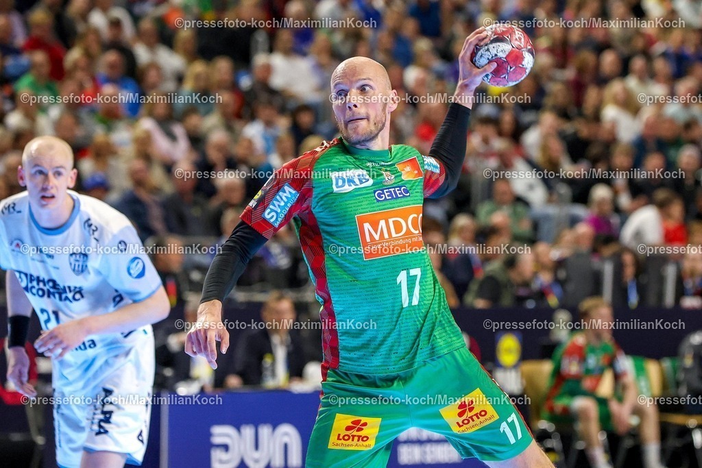 xSSCx19042601039 | 19.04.2026, xsscx, Handball, DHB-Pokal Lidl Final4, Spiel um Platz 3, TBV Lemgo-Lippe - SC Magdeburg, Saison 2025 / 2026 Herren, Lanxess Arena, Köln: Tim Hornke (SC Magdeburg #17) beim Wurf Photo: xSandraxScherningxPressefotoKochx