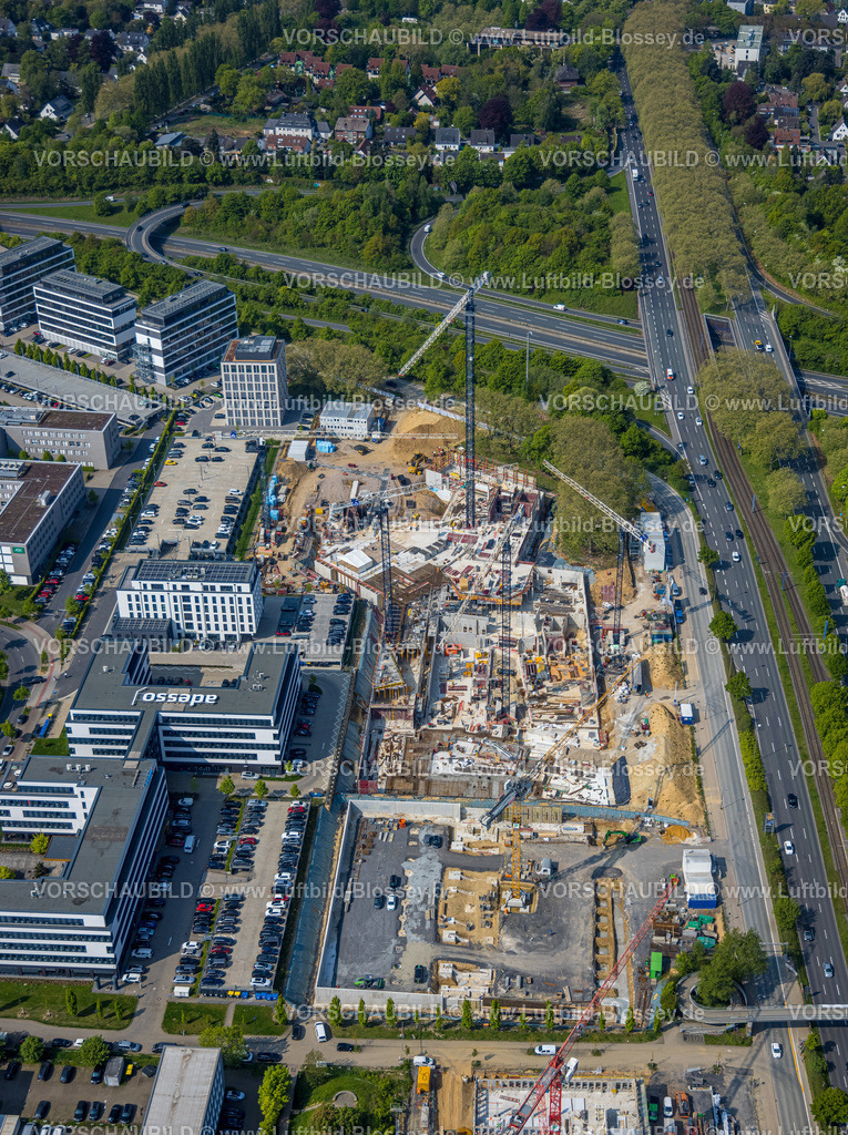 Dortmund220500510 | Luftbild, Baustelle an der Stadtkrone-Ost, Neubu Direktion Continentale, Freie-Vogel-Straße, Westfalendamm, Dortmund, Ruhrgebiet, Nordrhein-Westfalen, Deutschland