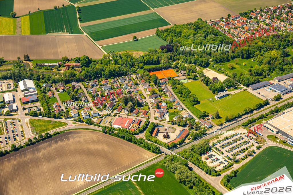 Schöne Luftaufnahme als Geschenk in Asbach Asbach-Bäumenheim - Die Luftbildaufnahme wurde 2025 vom UL-Flugzeug heraus erstellt ( keine Drohne ) - Hochauflösende Luftaufnahme -Nicht vergleichbar mit Google Maps oder Satelittenbilder- Die Geschenkidee !Mit Lizenz und Bildrechte bestellbar
