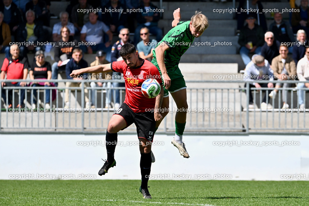SC Landskron vs. SV Falle Maria Gail | #10 Ivan Krnjic SV Maria Gail, #10 Jonas Steinwender SC Landskron, SC Landskron vs. SV Falle Maria Gail, SC Landskron vs. SV Falle Maria Gail am 17.05.2026 in Villach (Sportanlage Landskron), Austria, (Photo by Bernd Stefan)
