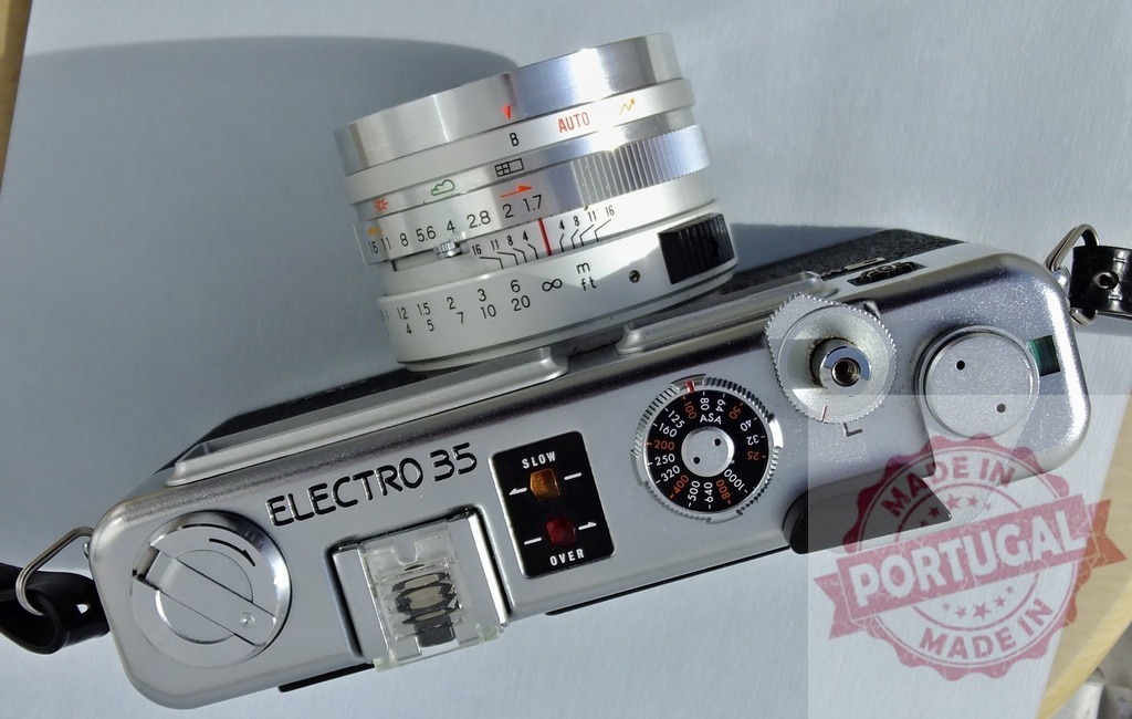 Yashica Electro 35 camera displaying vintage style and retro technology | Yashica Electro 35 rangefinder film camera providing retro photography equipment - Realized with Pictrs.com