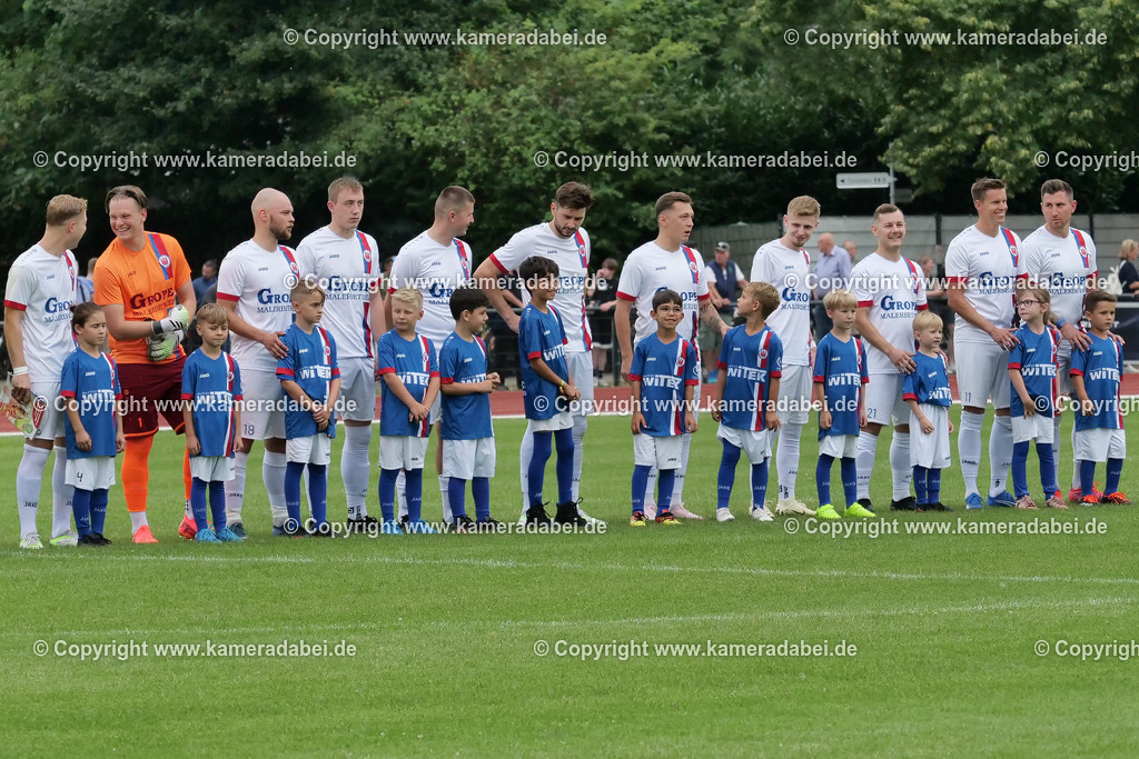 Fußball : Testspiel : SuS 09 Dinslaken - Schalke 04 U 19 am 25.07.2024 | Foto : Jochen Emde / www.kameradabei.de - Realisiert mit Pictrs.com