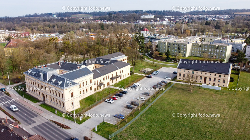 Kleinmünchen_ 25.03.2023-1 | 25.03.2023, Kleinmuenchen Linz, AUT, 100 Jahre Kleinmuenchen bei Linz, im Bild Das Palais Löwenfeld, vormals Jaukermühle, ist eine ehemalige Fabrikantenvilla im Linzer Stadtteil Kleinmünchen und steht unter Denkmalschutz