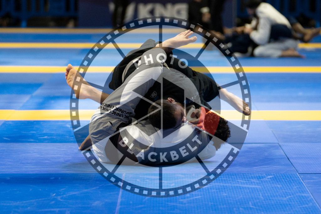 20240119PBB0183 | Fighters compete during the IBJJF European Championship in Paris, France, on January 19, 2024.