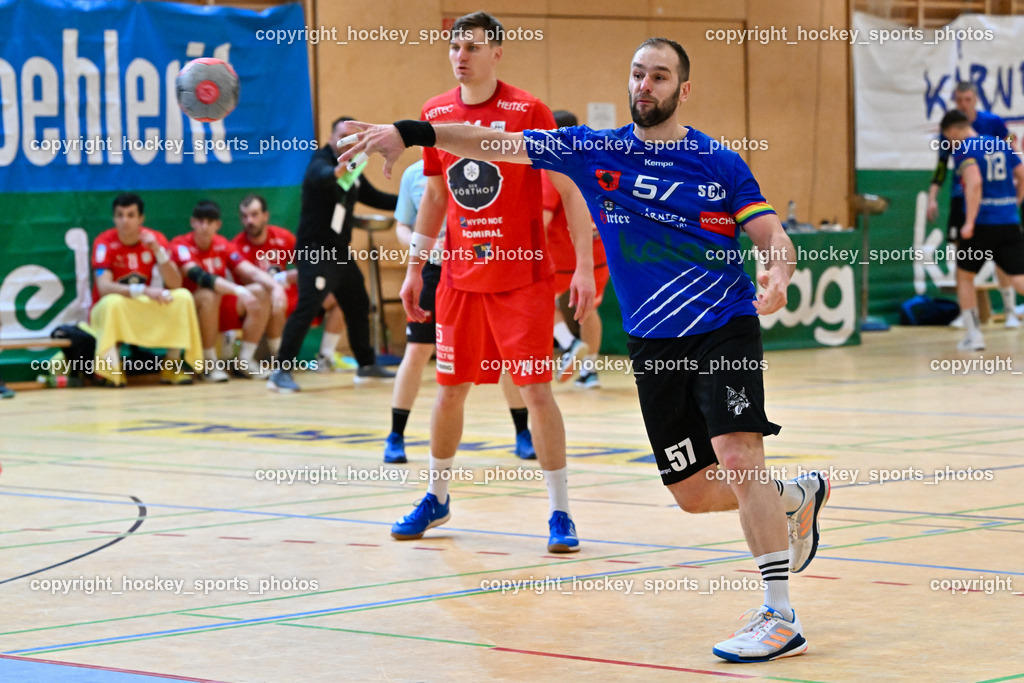 SC Ferlach vs. UHK Krems 17.2.2023 | #57 LEBAN Patrik, #24 DICKER Daniel