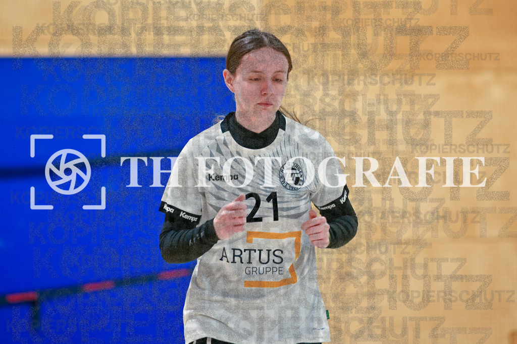 GER, SG Maulburg/Steinen - TuS Helmlingen, Frauen-Handball, Oberliga Suedbaden, 19. Spieltag, Saison 2024/2025, 23.03.2025 | Janina Ludwig (TuS Helmlingen, #21)GER, SG Maulburg/Steinen - TuS Helmlingen, Frauen-Handball, Oberliga Suedbaden, 19. Spieltag, Saison 2024/2025, 23.03.2025Foto: TH Fotografie/Thomas Hess