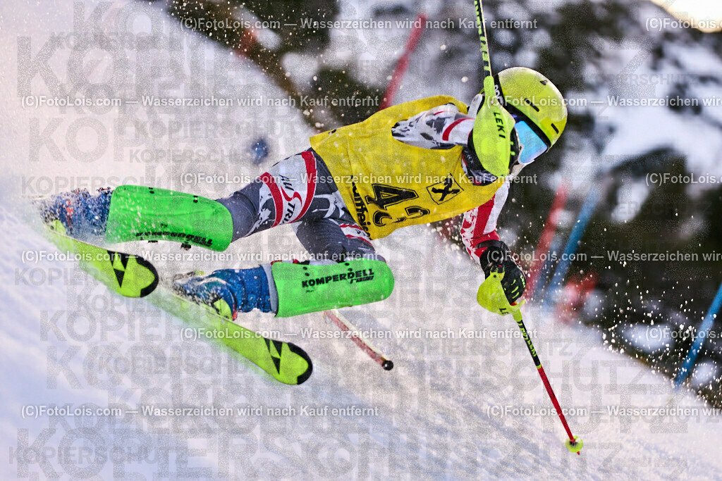 ALP2939_NWC-OAC-Slalom-II DG-I_Hochkar_Brandecker Leo | (C)FotoLois.com, Alois Spandl, NWC+OAC-Schüler-Slalom 1 auf dem Hochkar, Sa 7. Jänner 2023.