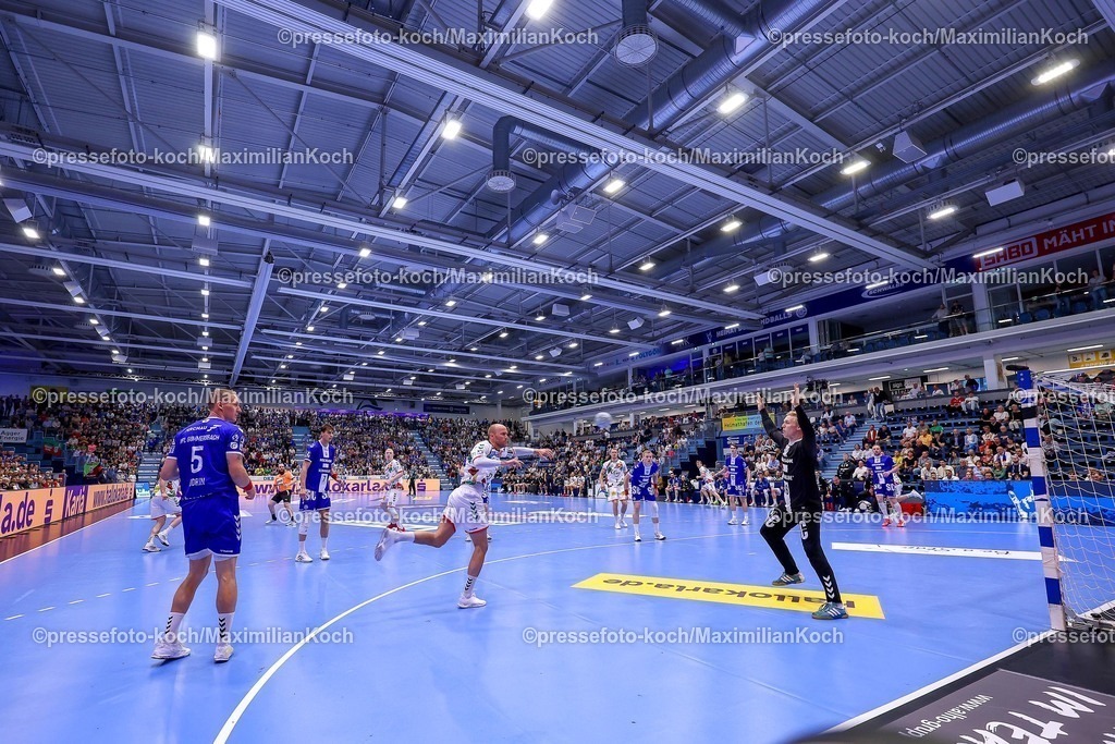 Gum15052501051 | 15.05.2025, Handball, HBL, VfL Gummersbach - SC Magdeburg, Schwalbe-Arena: Feature Symbolbild Volle Ausverkaufte Halle Zuschauer Besucher Voll Innenansicht Übersichtsbild Übersicht